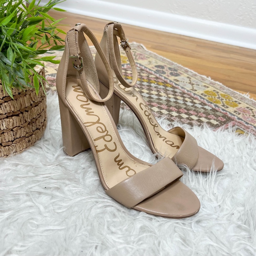 Sam Edelman | Yoro Yaro Strappy Nude Leather Sandal 10.5